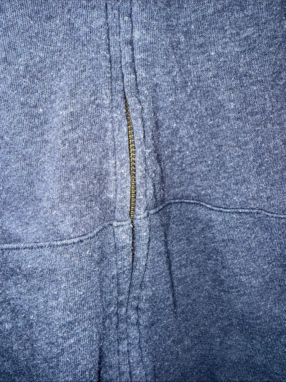 J. Crew Men’s Blue Full-Zip Hoodie - L